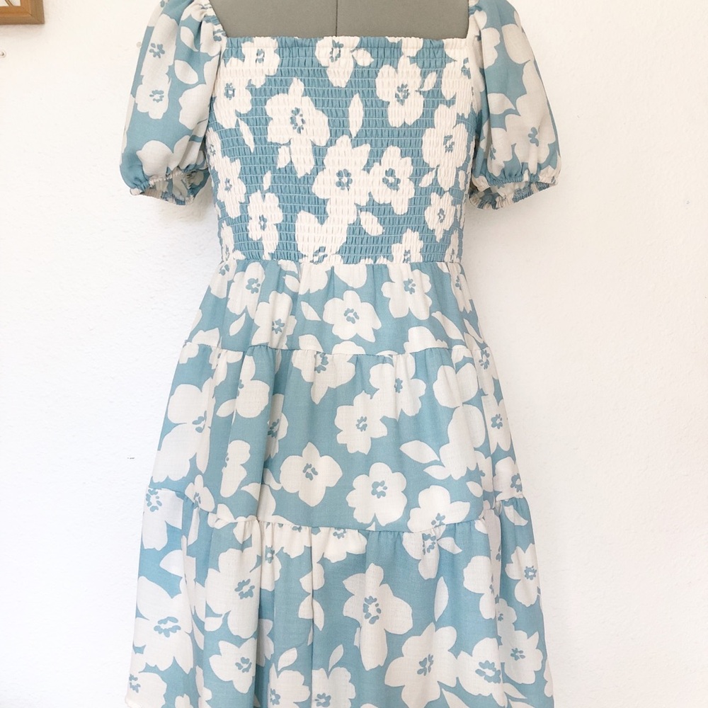 Altar’d State Spring Floral Dress Euro Summer Preppy Cottage Core - Picture 4 of 4